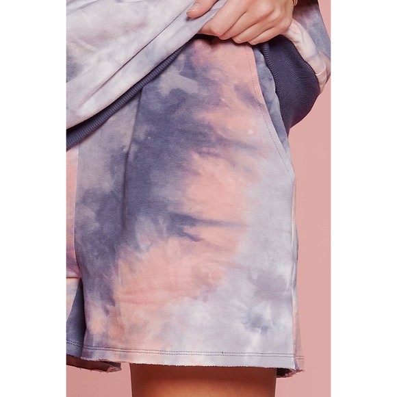 Tie-dye Printed Jersey Shorts - Picture 4 of 8